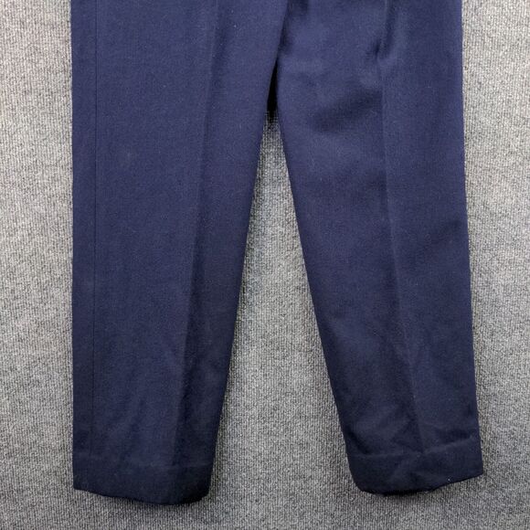 Slices Dress Pants Womens Size 7 Blue Wool Blend Made in Japan - Picture 9 of 12